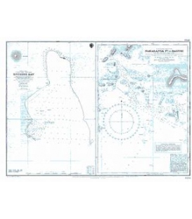British Admiralty Nautical Chart 3255 Entebbe Bay