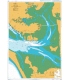 British Admiralty Nautical Chart 3260 Setubal, Carraca to Ilha do Cavalo