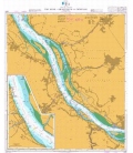 British Admiralty Nautical Chart 3267 The Elbe - Krautsand to Schulau