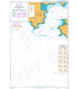 British Admiralty Nautical Chart 3273 Entrance to Milford Haven