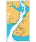 British Admiralty Nautical Chart 3287 Bonny River - Field Point to Ford Point