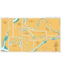 British Admiralty Nautical Chart 3306 Nana Creek and Benin River
