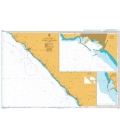 British Admiralty Nautical Chart 3312 Approaches to Tuapse and Sochi