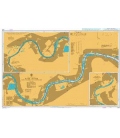 British Admiralty Nautical Chart 3319 River Thames, Tower Bridge to Teddington