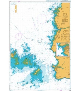 British Admiralty Nautical Chart 3345 Chenal du Four