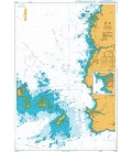 British Admiralty Nautical Chart 3345 Chenal du Four