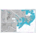 British Admiralty Nautical Chart 3382 Mississippi River Southwest Pass to New Orleans