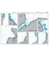 Britsh Admiralty Nautical Chart 3426 Plans on the North Coast of Mindanao