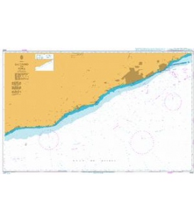 British Admiralty Nautical Chart 3432 Saltpond to Tema
