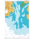 British Admiralty Nautical Chart 3433 Approaches to Calabar Sheet 1