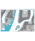 British Admiralty Nautical Chart 3455 Governors Island and the Entrances to Hudson and East Rivers