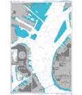 British Admiralty Nautical Chart 3456 New York Upper Bay The Narrows to Governors Island