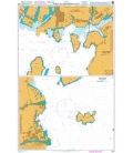 British Admiralty Nautical Chart 3469 Ports in Hiroshima Wan