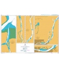 British Admiralty Nautical Chart 3476 Sungai Palembang