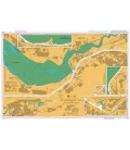 British Admiralty Nautical Chart 3478 Manchester Ship Canal and Upper River Mersey