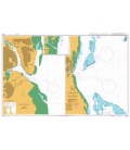 British Admiralty Nautical Chart 3492 Approaches to Port Sudan