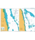 British Admiralty Nautical Chart 3493 Bashayer Oil Terminals and Approaches