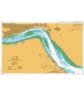British Admiralty Nautical Chart 3497 River Humber Immingham to Humber Bridge