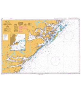 British Admiralty Nautical Chart 3507 Jomfruland to Risor