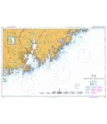 British Admiralty Nautical Chart 3516 Approaches to Kristiansand