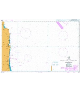 British Admiralty Nautical Chart 3520 Khawr Kalba and Dawhat Diba to Gahha Shoal