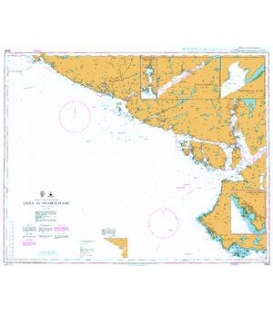 British Admiralty Nautical Chart 3536 Lista to Svaholmane