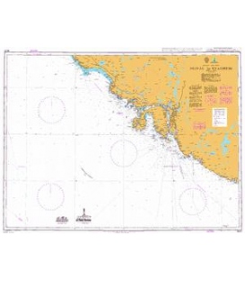 British Admiralty Nautical Chart 3537 Nesvag to Kvassheim