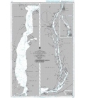 British Admiralty Nautical Chart 3549 Rio Uruguay - Nueva Palmira to Colon