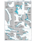 British Admiralty Nautical Chart 3557 Plans in Foroyar (The Faeroes)