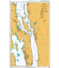 British Admiralty Nautical Chart 3563 Spro to Filtvet