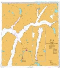 British Admiralty Nautical Chart 3565 Indre Hardangerfjorden