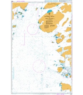 British Admiralty Nautical Chart 3580 Rothera Point to Neny Island
