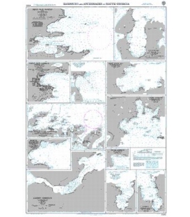 British Admiralty Nautical Chart 3585 Harbours and Anchorages in South Georgia