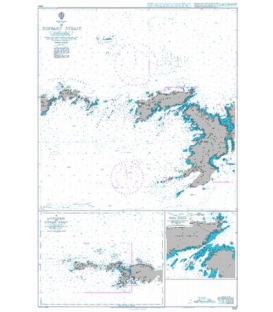 British Admiralty Nautical Chart 3592 Stewart Strait