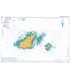 British Admiralty Nautical Chart 3654 Guernsey Herm and Sark