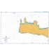 British Admiralty Nautical Chart 3681 Kriti-Western Part