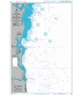 British Admiralty Nautical Chart 3691 Outer Approaches to Brunswick- Fernandina and Jacksonville