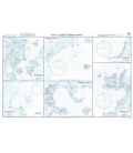 British Admiralty Nautical Chart 3693 Plans in Lake Victoria Nyanza