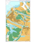 British Admiralty Nautical Chart 3715 Abu Dhabi (Abu Zaby), Sas an Nakhl and Musaffah