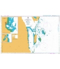 British Admiralty Nautical Chart 3722 Approaches to Muhammad Qol