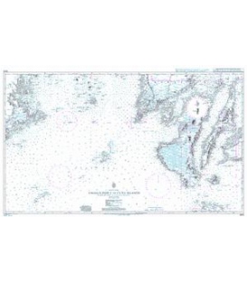 British Admiralty Nautical Chart 3809 Tagolo Point to Cuyo Islands including Cebu- Negros and parts of Panay and Palawan