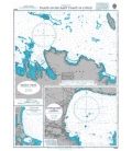 British Admiralty Nautical Chart 3815 Plans on the East Coast of Luzon