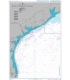 British Admiralty Nautical Chart 3849 United States and Mexico, Gulf of Mexico, Brownsville to Galveston Bay