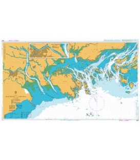 British Admiralty Nautical Chart 3875 Hai Phong to Cam Pha