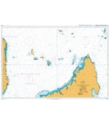 British Admiralty Nautical Chart 3877 Mozambique Channel Northern Part