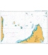 British Admiralty Nautical Chart 3877 Mozambique Channel Northern Part