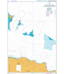 British Admiralty Nautical Chart 3908 Passages Between Turks and Caicos Islands and Dominican Republic