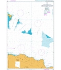 British Admiralty Nautical Chart 3908 Passages Between Turks and Caicos Islands and Dominican Republic