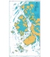 British Admiralty Nautical Chart 3928 Approaches to Mokp'o