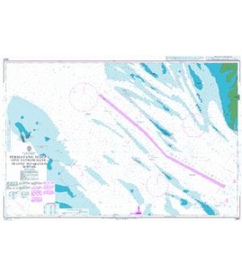 British Admiralty Nautical Chart 3940 Permatang Sedepa (One Fathom Bank) Traffic Separation Scheme